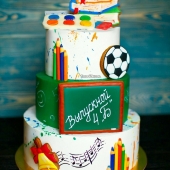 Торт на выпускной «Начальная школа» на заказ