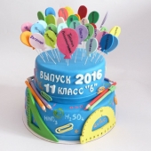 Торт на выпускной «11 класс» на заказ