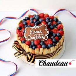Торт на 9 мая День Победы «Ягодный» фото 1 Торт на 9 мая День Победы «Ягодный» на заказ