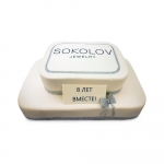 Торт корпоративный с логотипом «SOKOLOV»