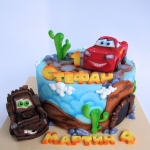 Торт детский «Тачки» на заказ