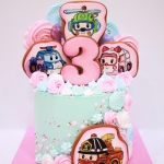 Торт детский «Машинки» на заказ
