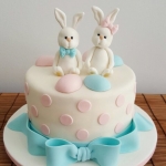 Торт детский «Зайчики» на заказ