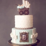 Торт детский «Мы родились!» на заказ