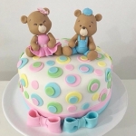 Торт детский «Двойняшки» на заказ