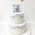 Торт детский «Слоник с шариком» на заказ