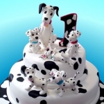 Торт детский «Далматинцы» на заказ