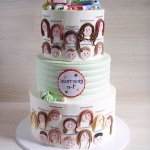 Торт на выпускной «Наш дружный класс» большой на заказ