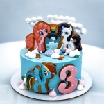 Торт детский «Мой маленький пони»