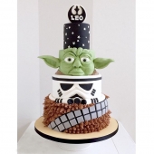 Торт детский «Йода» на заказ