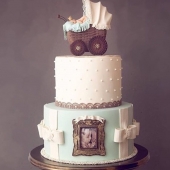 Торт детский «Мы родились!» на заказ