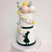 Торт детский «Мыльные пузыри» на заказ