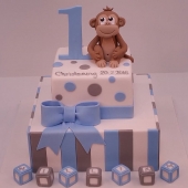 Торт детский «Обезьянка» на заказ