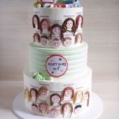 Торт на выпускной «Наш дружный класс» большой на заказ