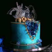 Торт праздничный «Королевский синий» на заказ