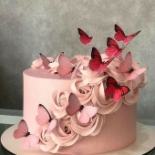 Торт праздничный «Бабочки» на заказ