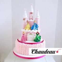 Торт детский «Замок принцесс» фото 1 Торт детский «Замок принцесс» на заказ