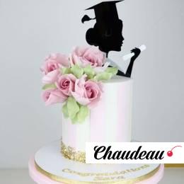 Торт на выпускной «Желаем удачи!» на заказ