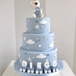 Торт детский «Звездный мишка» на заказ