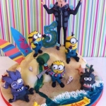 Торт детский «Мультик Миньоны» на заказ