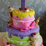 Торт детский «Веселая вечеринка» на заказ