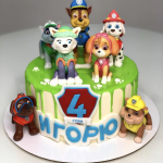 Торт детский «Щенячий патруль, вперед!»