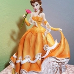 Торт с принцессами Disney «На бал» фото 1 Торт с принцессами Disney «На бал» на заказ