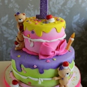 Торт детский «Веселая вечеринка» на заказ