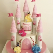 Торт с принцессами «Дисней» на заказ