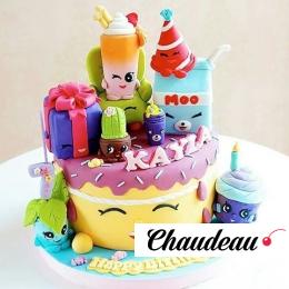 Торт детский «Shopkins» фото 1 Торт детский «Shopkins» на заказ