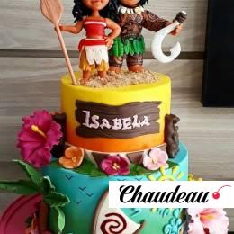 Торт с принцессами Disney «Моана и Мауи» фото 1 Торт с принцессами Disney «Моана и Мауи» на заказ