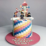 Детский Lego Лего торт «Завод сладостей»