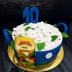 торт на день рождения для мужчины «Пельмени» на заказ