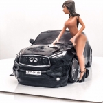 Торт в виде машины «Инфинити» на заказ