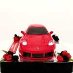 Торт в виде машины «Порше» на заказ