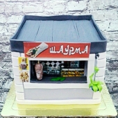 Торт в виде магазина «Шаурма» на заказ