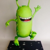 Гравитационный торт «Монстрик» на заказ