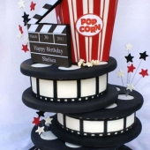 Гравитационный торт «Кино» на заказ