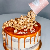 Гравитационный торт «Воздушная кукуруза»