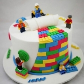 Детский Lego торт «Лего» на заказ