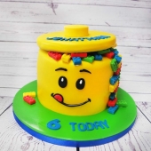 Детский Lego торт «Подарок» на заказ