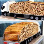 ТОрт в виде машины «КАМАЗ» на заказ