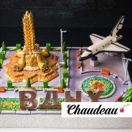 Корпоративный торт «ВДНХ» фото 1 Корпоративный торт «ВДНХ» на заказ