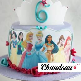 Торт с принцессами Disney «Праздник принцесс» фото 1 Торт с принцессами Disney «Праздник принцесс» на заказ