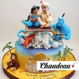 Торт с принцессами Disney «Жасмин» фото 1 Торт с принцессами Disney «Жасмин» на заказ