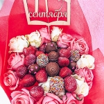 Букет из клубники «Учителю» на заказ