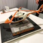 Торт для мужчин «Вертолет» на заказ