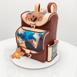 Торт в виде рюкзака «Король Лев» на заказ