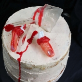 Пирожные на Хэллоуин «Отрезанный палец» на заказ