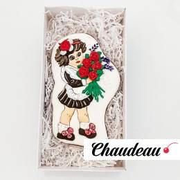 Пряник к 1 сентября «Школьница» на заказ